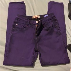 Eli I Morgan high-rise size 12 regular purple jean